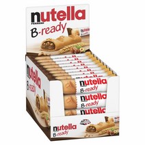 Nutella B-ready Biscuits 누텔라 B 레디 크리스피 헤이즐넛 코코아 스프레드 비스킷 22g 36개