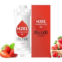 필터샤워기 여행용 정수 퓨어 필터 샤워기 아로마 샤워 헤드 연수기 부드럽고 모발/피부 개선 염소 제거 욕실 액세서리, 06 Strawberry