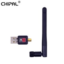 카파이 와이파이 동글 휴대용 무선 USB chipal 150mbps 외부 usb wifi 어댑터 안테나 미니 lan 네트워크 카드 802.11ngb wi-fi 수신기 for, 없음