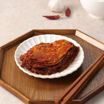 [단 한달 특급혜택] 국산 노란 콩잎무침 콩잎김치 1kg 반찬