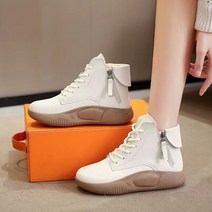 여성구두 초경량 부드러움통굽 하이탑 소프트 슈즈 키높이 단화 컴포트 걸음걸이 교정
