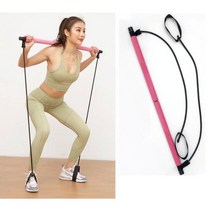 더바디핏 휴대용 홈트 요가 필라테스 업 스쿼트 밴드 운동 기구 _23038EA, 핑크