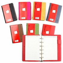 플레너스 인조가죽 시스템 노트 미니 다이어리 (Mini SN-1) (택1), 블랙