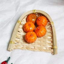 [Her1088] 호박넝쿨과 초가집 모형 가을인테리어소품 전통소품 시골풍경 호박모형 시골집, 추가구성-소형키와 미니호박5개