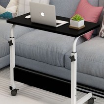 오늘 여기서만 할인하는 나만 없는 이동식 소파 사이드 보조테이블(기간 한정내 사은품 마스크증정), 600/블랙(60x40)