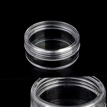 마이몰12 원형 투명 케이스 납작 소 네일재료정리 악세사리함, 납작 대