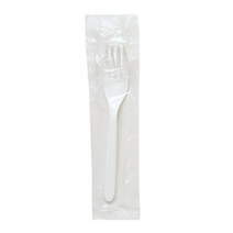생활을그리다 개별포장 일회용 포크 16cm 화이트, 300개입, 4개
