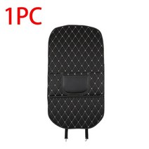 바닥우퍼 스피커 차량용 우퍼 pu 가죽 anti-child-kick pad for 방수, 1pc 흰색 대형