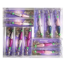 문어 쭈꾸미 구슬 에기 (10개 세트), (10개) 혼합 색상, 10개