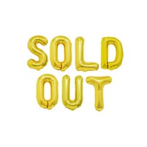 고백하는날 브라이덜샤워 SOLD OUT 컨페티풍선 세트, 1set, 골드SOLDOUT은박