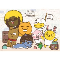 예림당 카카오프렌즈 직소퍼즐, 트래블 위드 프렌즈, 500피스