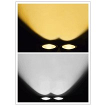 싸이키 RGB 무대 노래방 나이트클럽 조명 2eyes 2x100w led cob dmx 효과 블라인드 라이트 시원하고 따뜻한 흰색 전문 앰프 DJ 200w, 하나에 두, au 플러그