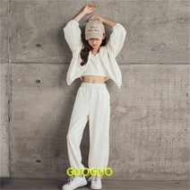 여아 초등 힙합 어린이 방송댄스 공연 무대 의상 키즈 크롭후드 그물 가을 겨울세트