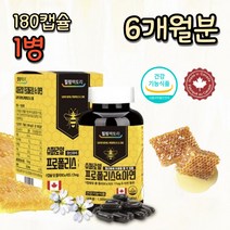 캐나다 직수입 로얄 프로폴리스 1000 아연 약6개월 항산화 에좋은 고함량 폴라폴리스 영양제 활성산소 억제 최대 고함량 플라보노이드