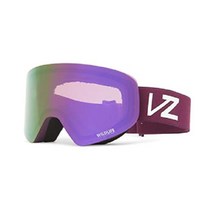 본지퍼 VonZipper 남녀공용 앙코르 스노우 스키 스포츠 고글, 야생 동물 우주 크롬, 아사이 새틴