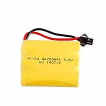 3.6v 700mah NiCD 배터리 Rc 완구용 충전기 자동차 탱크 트럭 로봇 건 보트 AA 충전식 팩, [01] WHITE