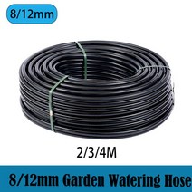 모세관튜브 실험기구 채혈관 온도조절 8/12mm PVC 모세관 물 절약 물방울 관개 플라스틱 파이프 농업 꽃 호, 01 12mm_02 3m(9.84ft)