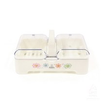 뚜껑 물빠짐 비누통 비누갑 비누각 비누 보관통 2구