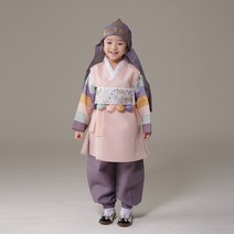 진선미 남아한복 캔들색동 산호 백일~10호 국내제작