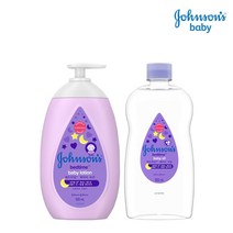 [무료배송]존슨즈 베이비 베드타임(로션500ml+오일500ml) 유아, 1세트