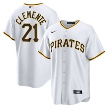[해외] 나이키 저지 유니폼 MLB Roberto Clemente 피츠버그 파이리츠 홈 플레이어 네임 저지 화이트 894945