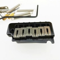 플로이드로즈 트레몰로 암 브릿지 기타부품 윌킨슨 WVP 아연 블록 트레몰로 브릿지 2 포인트 스틸 새들 부, 한개옵션0