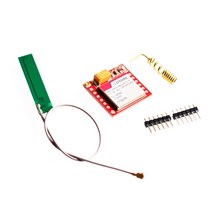 SIM800L GPRS GSM 고품질 모듈 마이크로 SIM 카드 코어 쿼드 밴드 TTL 직렬 포트 안테나 PCB 스마트 폰용, 02 SIM800L With Antenna