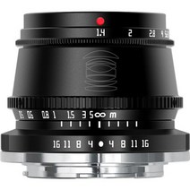 TTArtisan 35mm F1.4 APS-C Prime 렌즈 소니 E 후지필름 XF Mount 캐논 M RF Leica L 니콘 Z 파나소닉 올림푸스 M43 카메라 렌즈용, 후지 Xf 블랙