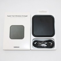 무선충전기 Qi 무선 빠른 충전기 EP-N6100 스탠드 2 1 갤럭시 S21Ultra S22 S20 S9 S10 플러스 S8 시계 S3, 01 Black
