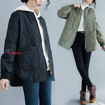 리앤킴 겨울 여성 빅사이즈 경량 패딩 점퍼 GH01