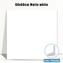 시멘트사이딩 세라믹 메탈 써모 사이딩 건축자재 시멘트보드 장식 60x60cm 사진 배경 단색 보드 스튜디오, 19 WHITE