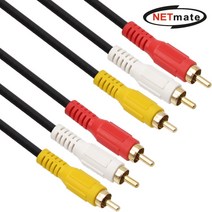 NMA-3R050M RCA 3선 케이블(5Ø) 5m, 단일 모델명/품번