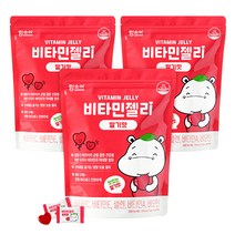 함소아 비타민젤리 딸기맛, 3개, 100정