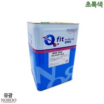 외벽페인트 유광 초록색 18L 4종택1 아파트외벽도장 주택외벽페인트, 초록9030