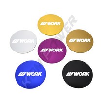 휠 용품 알루미늄 합금 62MM 센터 캡 레이 림 허브 4 개 CE28 TE37 ZE40 VOLK 휠 커버, 05 WORK_01 4PCS SILVER