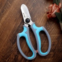 가정용 가지치기가위 꽃꽂이가위 전용 화예사 화예가위, 2세대 톱니 투톤 플라워가위(블루)