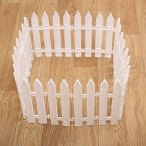 전원주택 담장 화단 울타리DIY 미니 울타리 작은 나무 장벽 미니어처 공예 요정 정원 인형 레버 장식 12, 01 50PCS