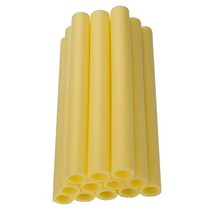 12 pcs oam 패딩 트램폴린 폴 폼 슬리브 트램폴린 폴 커버 패딩 40cm 폼 튜브 보호, 노란색