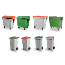 티렉스 재활용 분리수거함 대용량 쓰레기통 120L 240L 660L 1100L, 660L 분리수거함-주황색