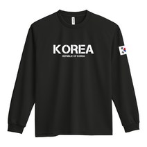 2023년 NEW 대한민국 KOREA 남여공용 기능성 쿨론 긴팔티