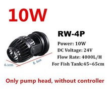 Jebao 수족관 웨이브 메이커 펌프 DC 24V 무선 RW-4 RW8 RW15 RW20 어항 연못용, RW4p- No Controller