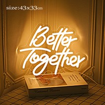 광확산 아크릴 얇은 조명용 쫄대 Led Lets Party 네온 사인 라이트 x cm 생일 축하 결혼식 투명 사용자 정의 불빛, [06] BT, [01] USB, 1개