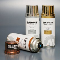 모로토우 메탈 락카스프레이 유광 리폼페인트 빛나는 광택 골드 실버, S417 골드 이펙트 (337307), 1개