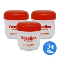 바세린 백색바세린(1개100ml) 3개1세트 건조할때 촉촉하게 크림, 3개, 100ml