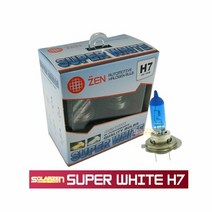 [KT알파쇼핑]쏠라젠 자동차용 할로겐 전구 슈퍼화이트 H7, [W7E5BF5], 단일상품(무옵션)　　[#720]▷