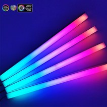 비상 LED RGB 간접 줄조명 케이블 혼합색상 30cm 알루미늄 합금 rgb pc 케이스 led 스트립 자기 컴퓨터 라이트 바 5v3pin argb 마더보드 라이트 스트립, 30cm 43개