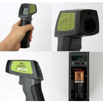 비접촉 적외선 레이저 온도계 온도측정기 자동열감지기 베이킹 음식 요리 온도계 tpi383