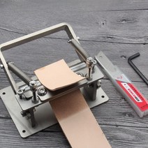 수동 스테인리스 가죽 피할기 미니 가죽 공방 공예 공구 박피기