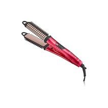 테스컴 TESCOM 고데기 브러쉬 타입 스트레이트 & 26mm 2WAY 음이온 포함ione 스파클 핑크 IPH1826P