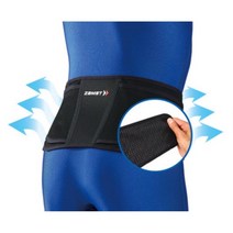 잠스트 소프트 쿨맥스 허리 보호대 / 통증 코어 남성 벨트 지지대 기구